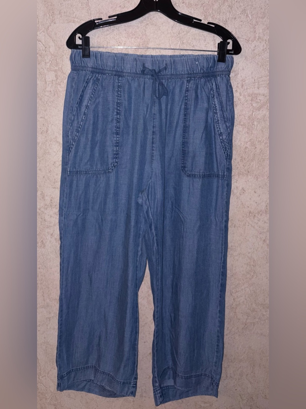 🆕 Splendid Wide Leg Crop Drawstring Ankle Pant - Picture 2 of 5